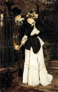 Corot The Farewell A4 Photo Print