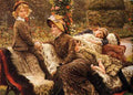 Corot The Garden Bench A4 Photo Print