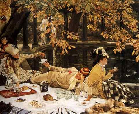 Corot The Picnic A4 Photo Print