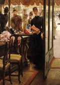 Corot The Shop Girl A4 Photo Print