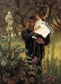 Corot The Widower A4 Photo Print