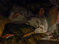 Corot Tissot Corot A Reclining Lady A4 Photo Print