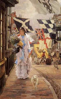 Corot Tissot James Jacques A Fete Day At Brighton A4 Photo Print