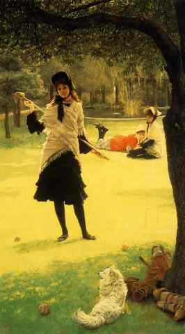 Corot Tissot James Jacques Croquet A4 Photo Print
