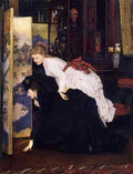 Corot Tissot James Jacques Young Women Looking At Japanese Objects2 A4 Photo Print