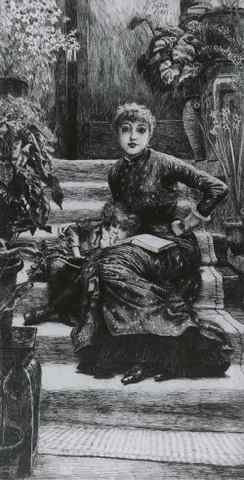 Corot Tissot James Jaques Joseph La Soeur Ainee A4 Photo Print