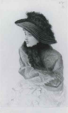 Corot Tissot James Jaques Joseph Portrait Of M A4 Photo Print