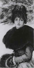 Corot Tissot James Jaques Joseph Promenade Dans La Neige A4 Photo Print