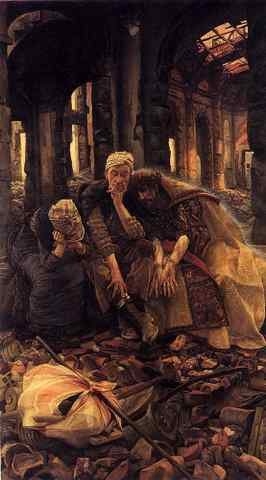 Corot Tissot James Ruins A4 Photo Print