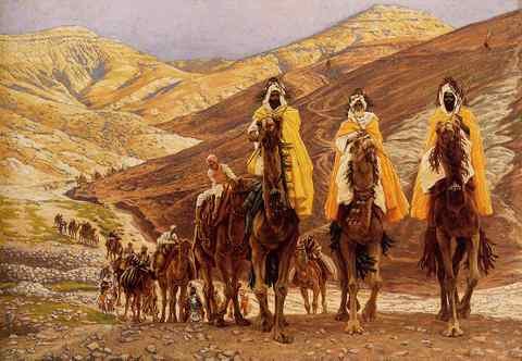Corot Tissot Journey Of The Magi A4 Photo Print
