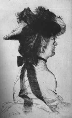 Corot Tissot Le Chapeau Rubens A4 Photo Print
