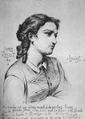 Corot Tissot Louise A4 Photo Print