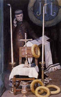 Corot Tissot Portrait Of The Pilgrim A4 Photo Print