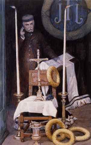 Corot Tissot Portrait Of The Pilgrim A4 Photo Print