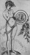 Corot Tissot Premier Frontispiece Avec Le Monogramme A4 Photo Print