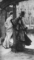 Corot Tissot Querelle D Amoureux A4 Photo Print