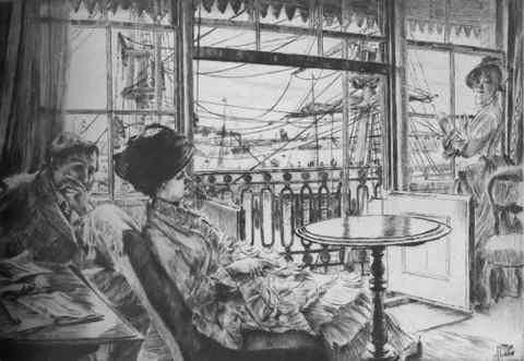 Corot Tissot Ramsgate A4 Photo Print