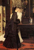 Corot Young Ladies Looking At Japanese Objects A4 Photo Print