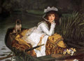 Corot Young Lady In A Boat A4 Photo Print