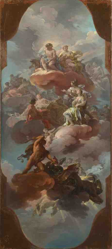 Corrado Giaquinto Apotheosis of the Spanish Monarchy A4 Photo Print