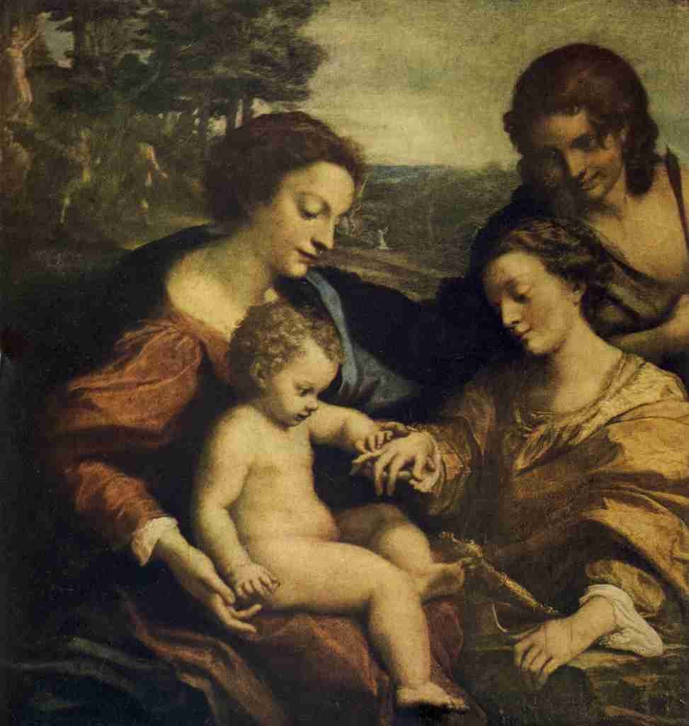 Correggio 1934 Marriage of St Catherine A4 Photo Print