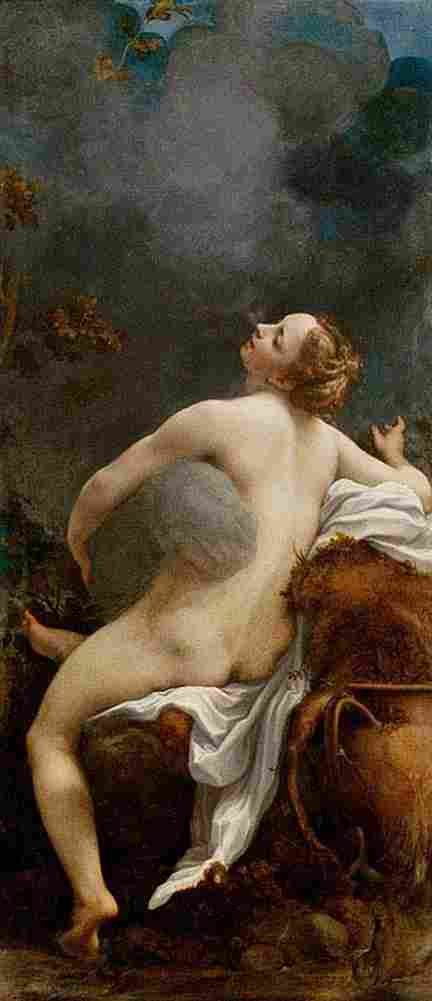 Correggio Jupiter and Io Art A4 Photo Print
