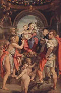 Correggio Madonna With St George A4 Photo Print