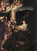 Correggio Nativity Holy Night A4 Photo Print