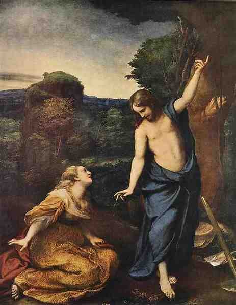Correggio Noli Me Tangere A4 Photo Print