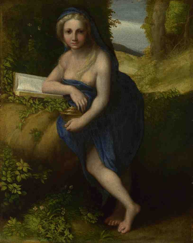 Correggio The Magdalen A4 Photo Print
