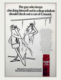 Cosack Hair Spray Vintage Retro Advert Poster A4 Photo Print