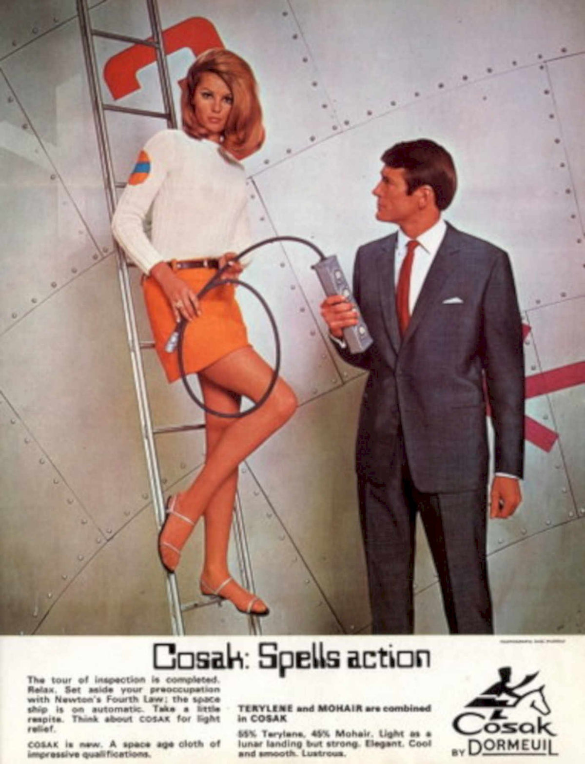 Cosak Space Tour 1960s Vintage Retro Advert