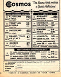 Cosmos Tours Brochure 1960s Vintage Retro Advert