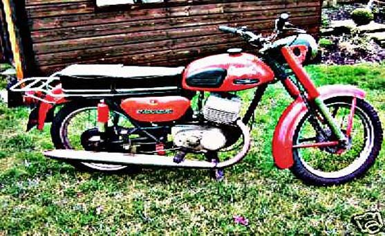 Cossack Minsk motorbike A4 Photo Print