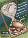 Costain South Bank Vintage Retro Advert Poster A4 Photo Print