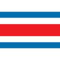 Costarica Flag N1808 A4 Photo Print