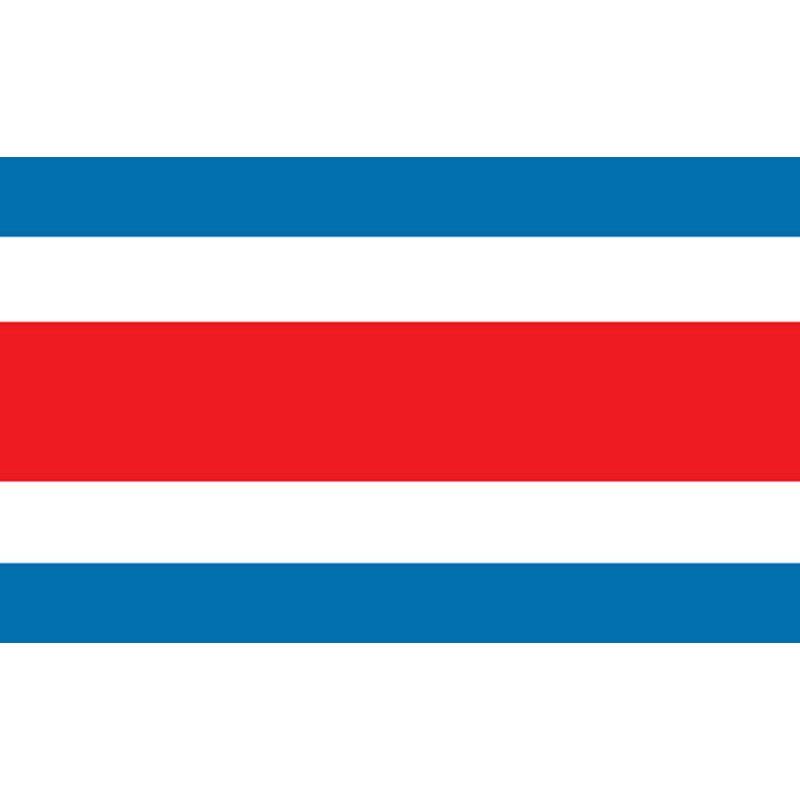 Costarica Flag N1808 A4 Photo Print