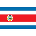 Costarica State Flag N6945 A4 Photo Print
