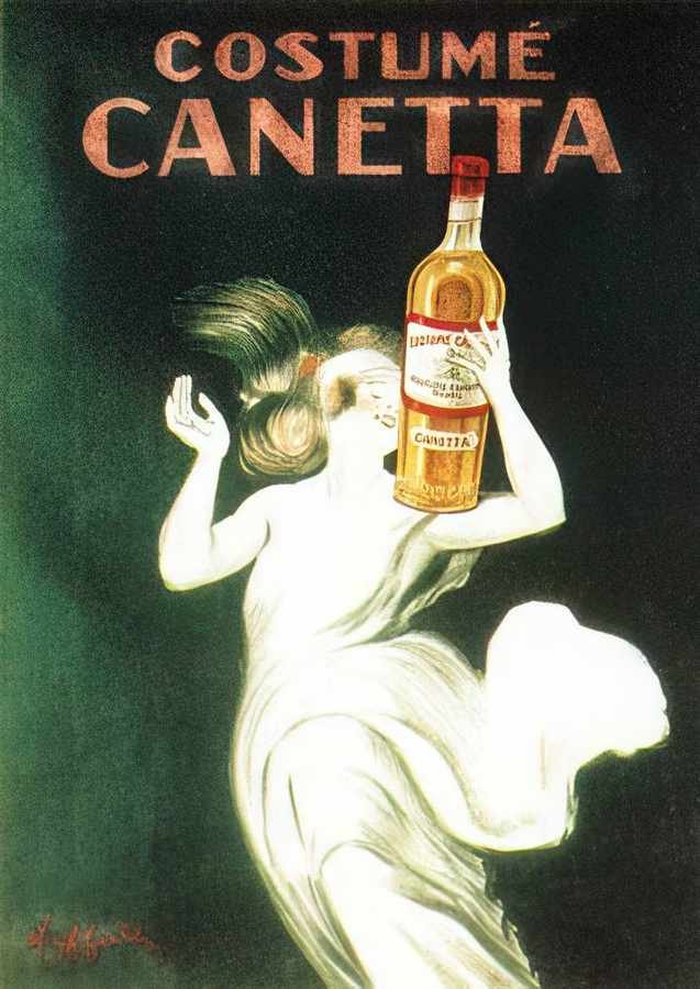 Costume Canetta Vintage Advert A4 Photo Print
