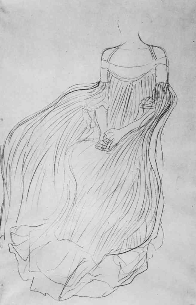 Costume Study Klimt A4 Photo Print