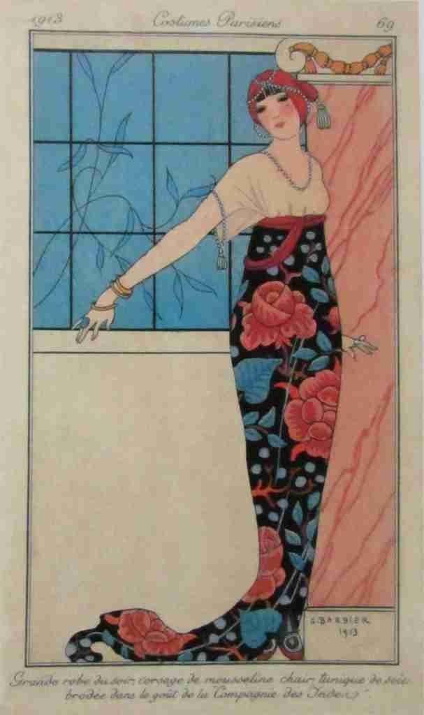 Costumes Parisiens 1913 69 George Barbier A4 Photo Print