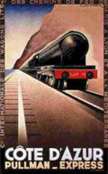 Cote Azur Pullman Vintage Retro Advert Ads A4 Photo Print