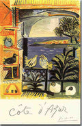 CoteAzur Vintage Advert A4 Photo Print