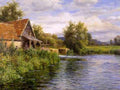 Cottage Be The River A4 Photo Print