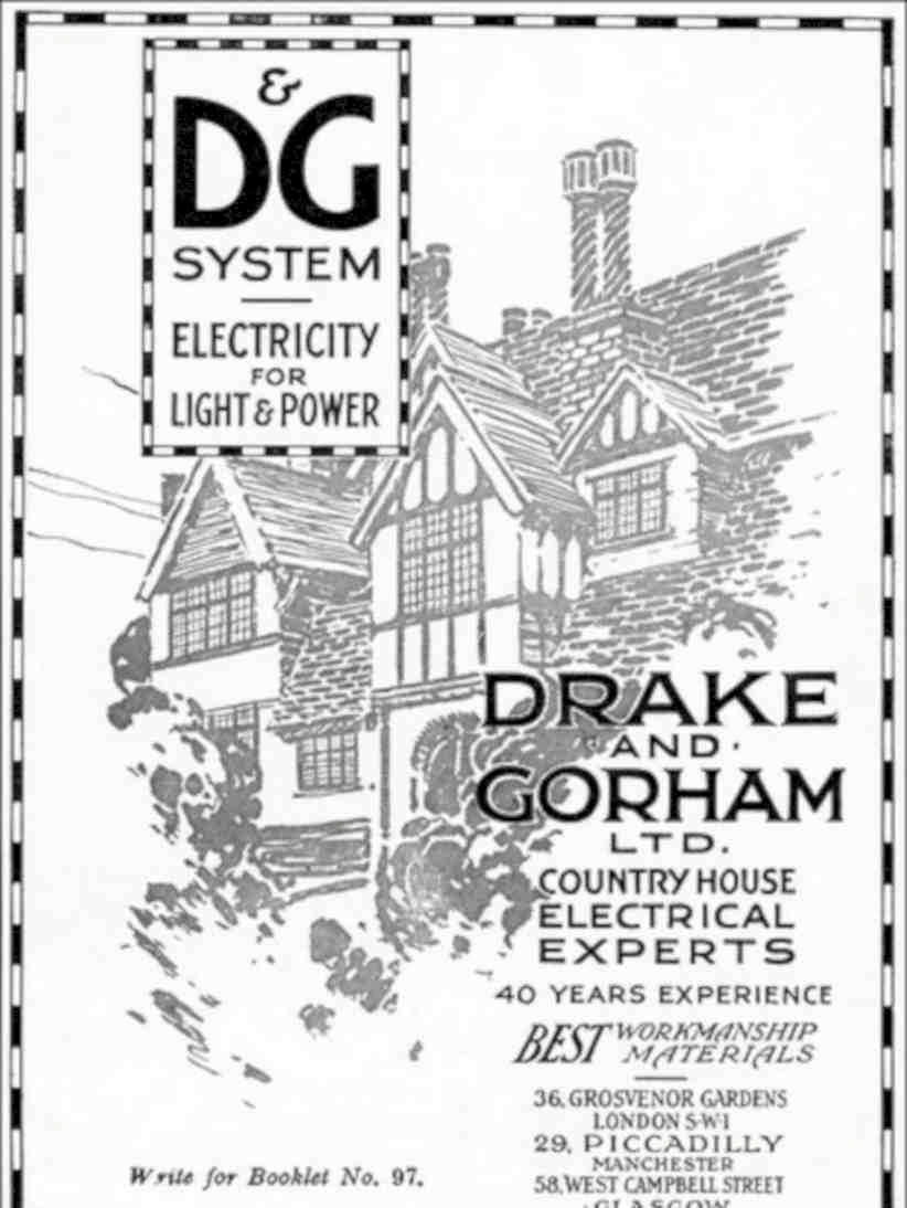 Cottage Electricity Dg Vintage Retro Advert Poster A4 Photo Print