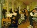 Cotton Exchange Degas Impressionism A4 Photo Print