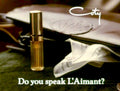 Coty Amant Bottle 1970s Vintage Retro Advert