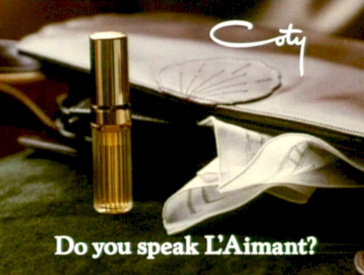 Coty Amant Bottle 1970s Vintage Retro Advert