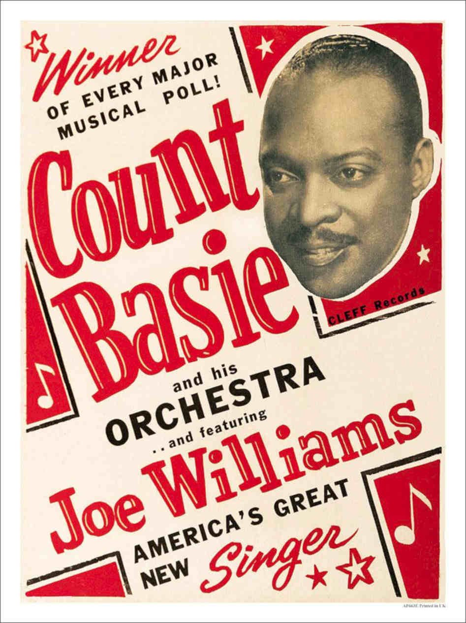 Count Basie Poster 1940s Vintage Retro Advert Poster A4 Photo Print