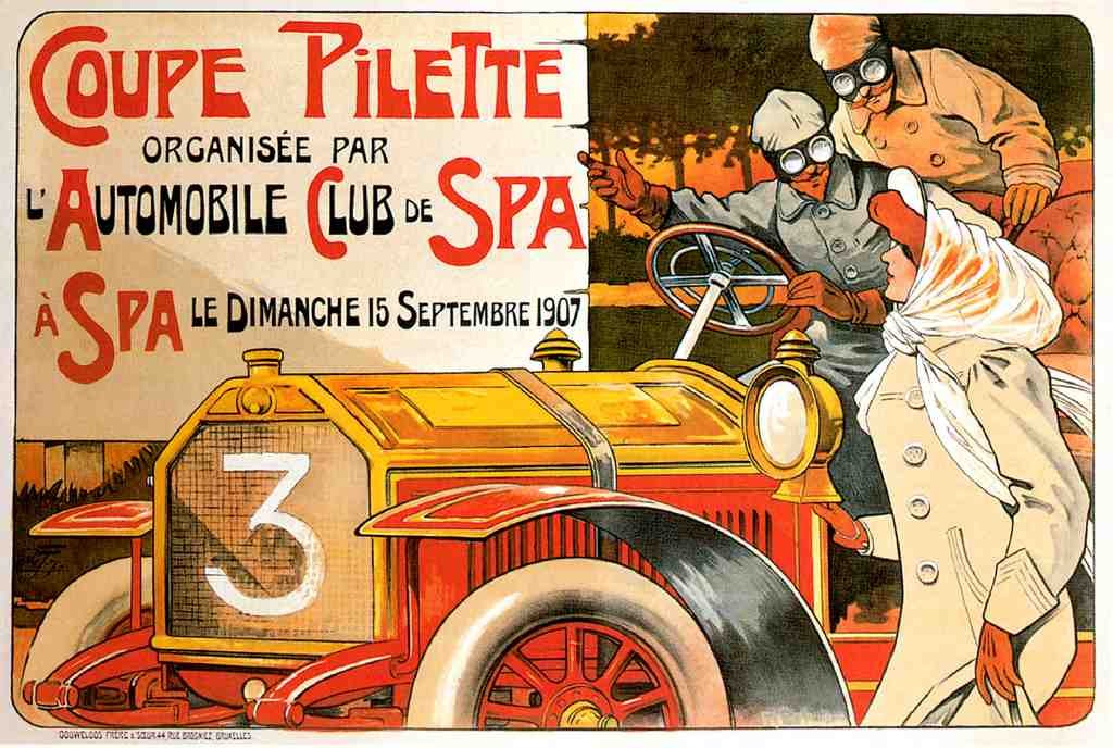 Coup Pilette Vintage A4 Photo Print